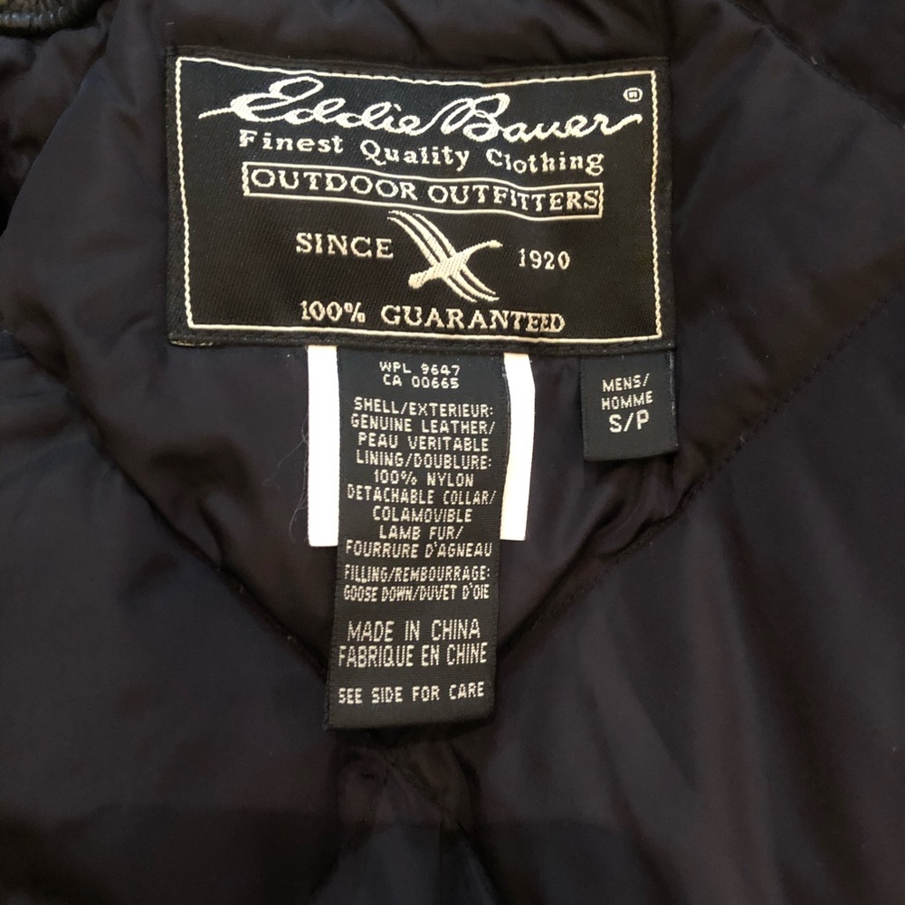 Eddie Bauer leather jacket